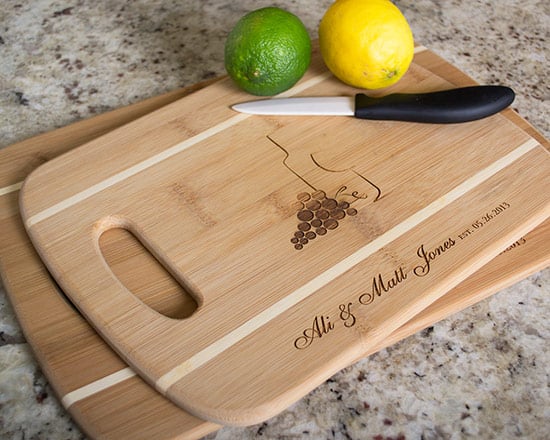 Gift Idea: Personalized Cutting Boards