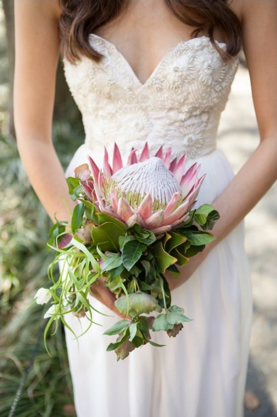 king protea bouquet by Karma Flowers