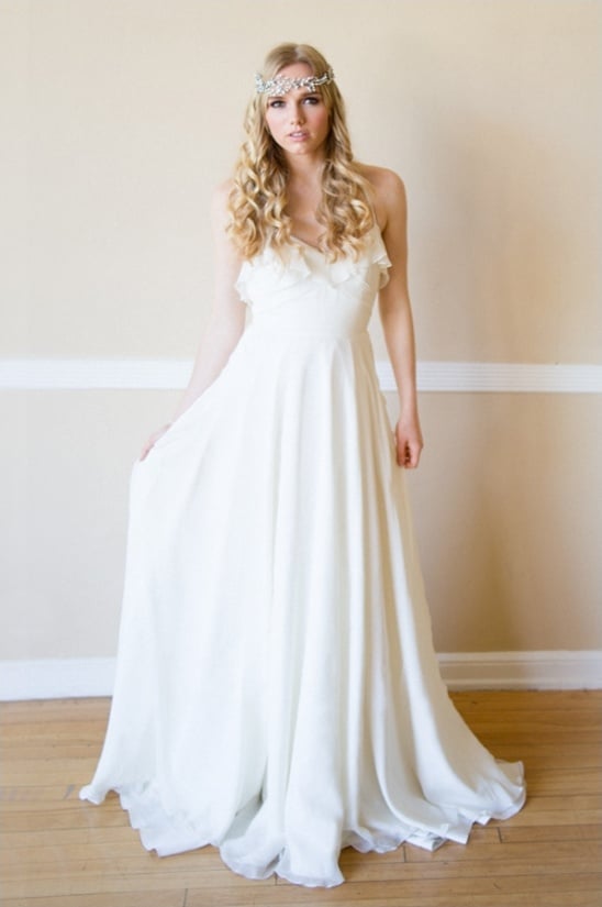 grecian wedding gown