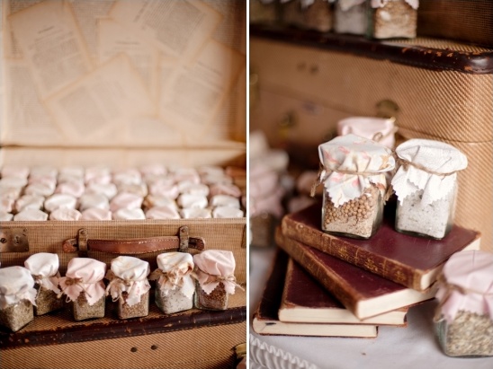 spice jar wedding favors