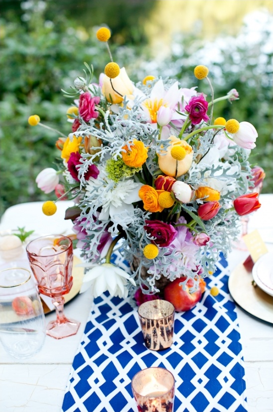 bright floral arrangement