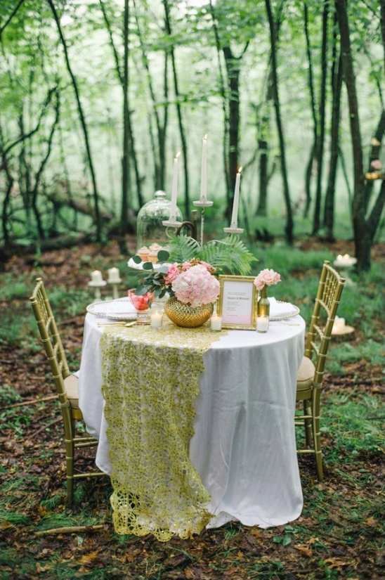 romantic woodland wedding ideas