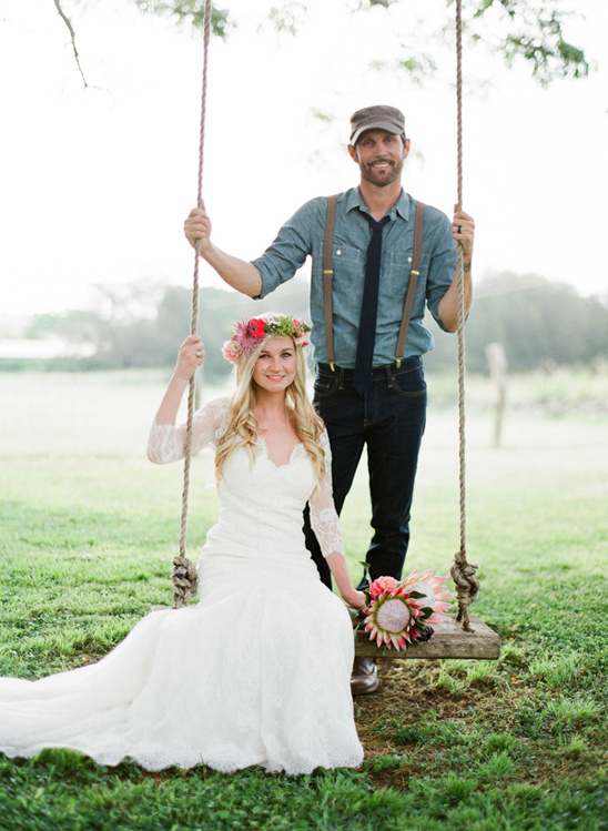 Rustic Bohemian Elopement in Hawaii