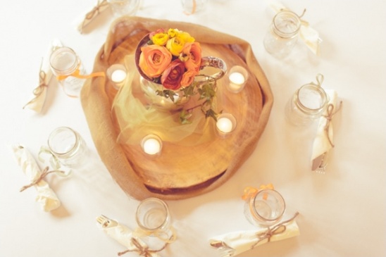 chic rustic table centerpieces
