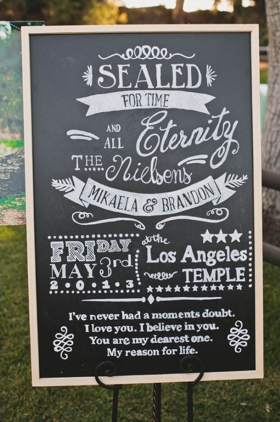 marriage announcement sign