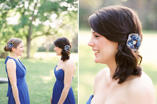 diy bridesmaid hair accessories