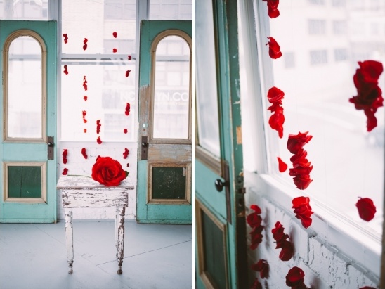 rose petal ceremony decor ideas