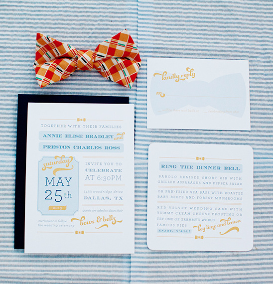 whimsical wedding invite by Chips + Salsa Design Studio