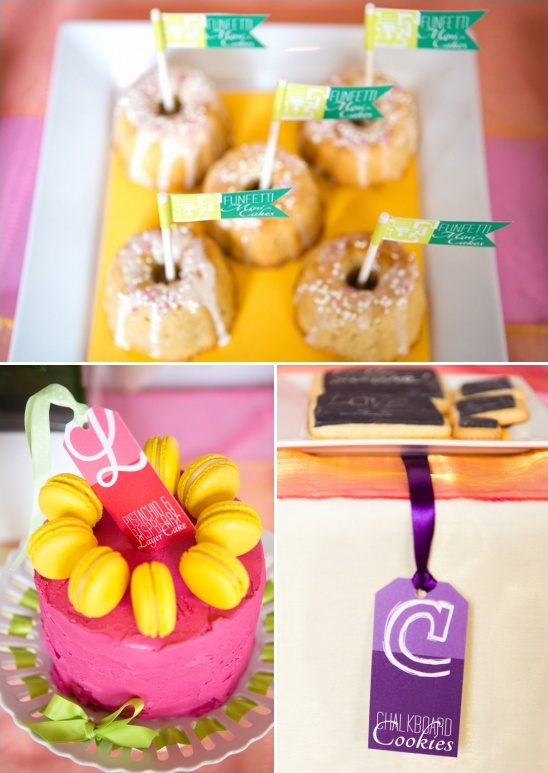 dessert labels by Paperknots