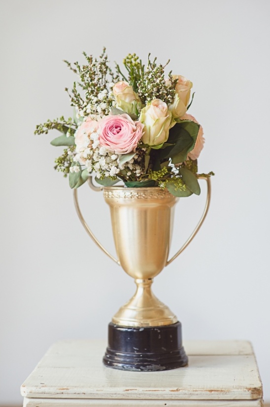 trophy floral arrangement