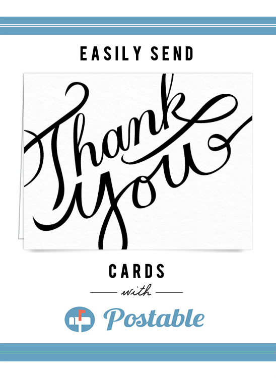 Easily Send Thank You Cards With Postable