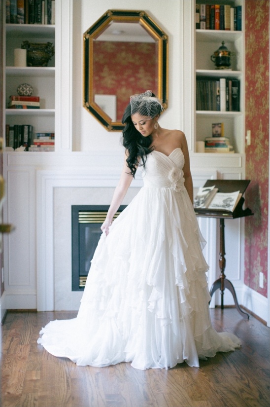 wedding gown by Jim Hjelm
