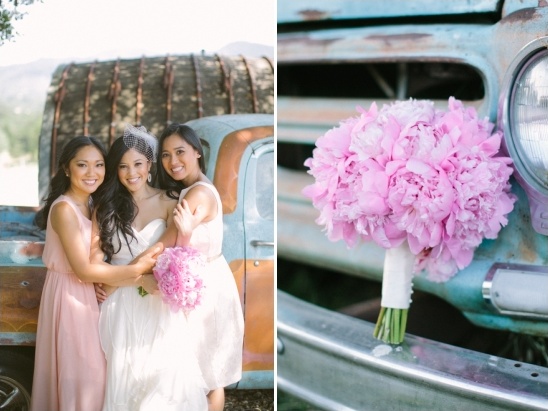 pink peony bridal bouquet by Julie Stevens Design