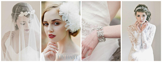 Bridal accessories and gowns collection for wedding day