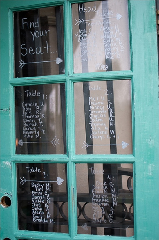 vintage door seating ideas
