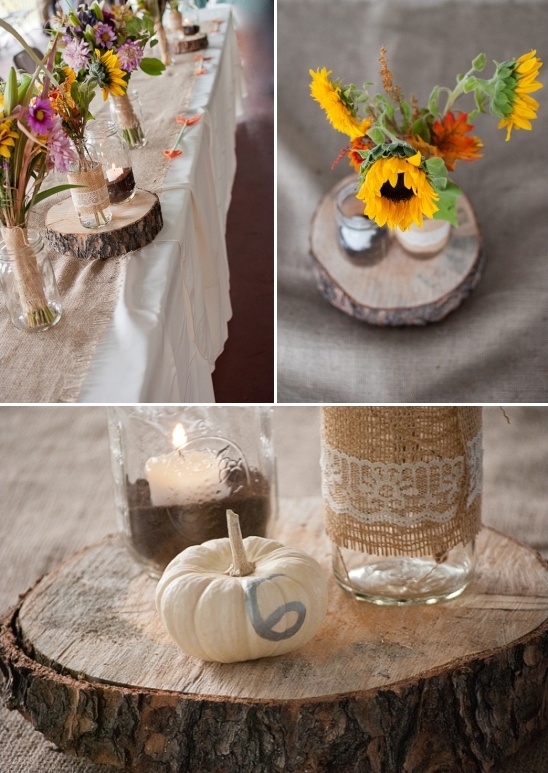 rustic fall table decor