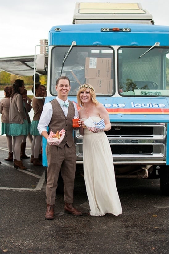 cheese louise food truck at wedding