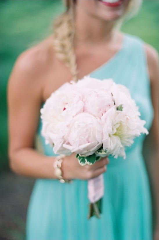 light pink bridesmaid bouquet