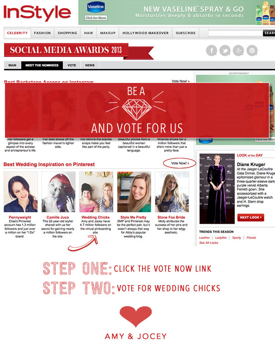Wedding inspiration image, vote for wedding chicks