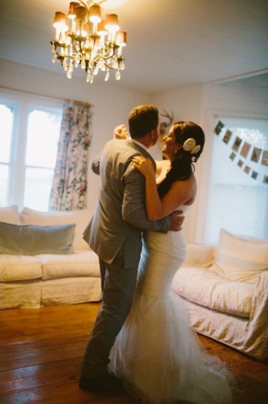 Couple dancing wedding reception