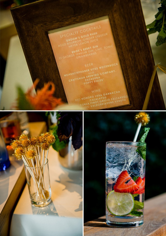 signature wedding cocktails
