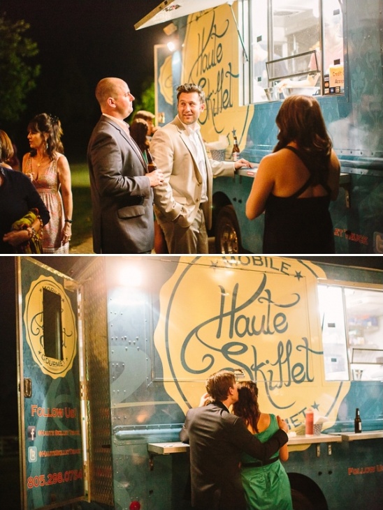 Haute Skillet food truck at wedding