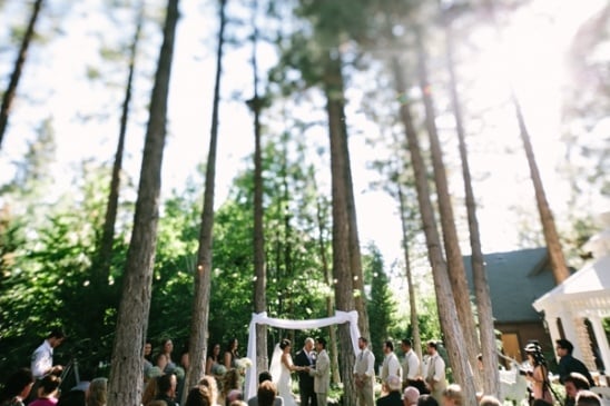 woodland wedding ceremony ideas