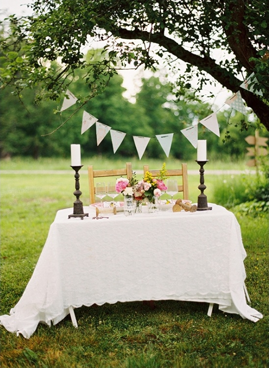 vintage wedding table decor ideas