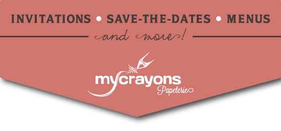 MyCrayons Papeterie: Invitations, save-the-dates, menus, and more!