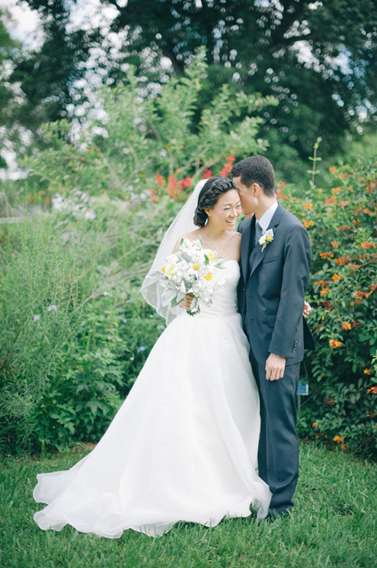 Simple And Sweet Wedding In White And Yellow