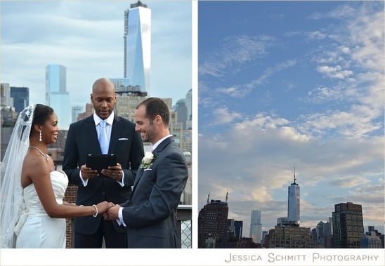 NYC wedding with view