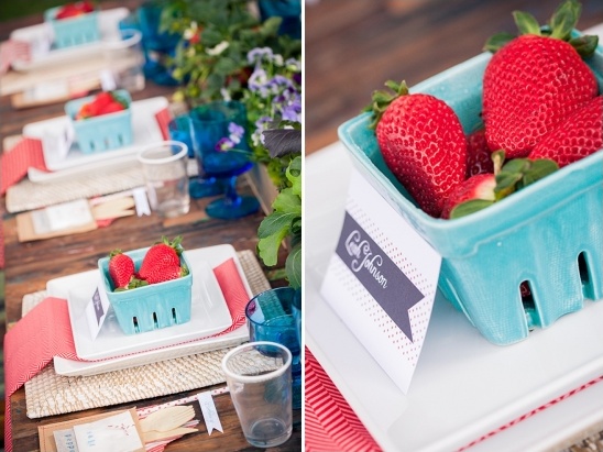 strawberry wedding ideas