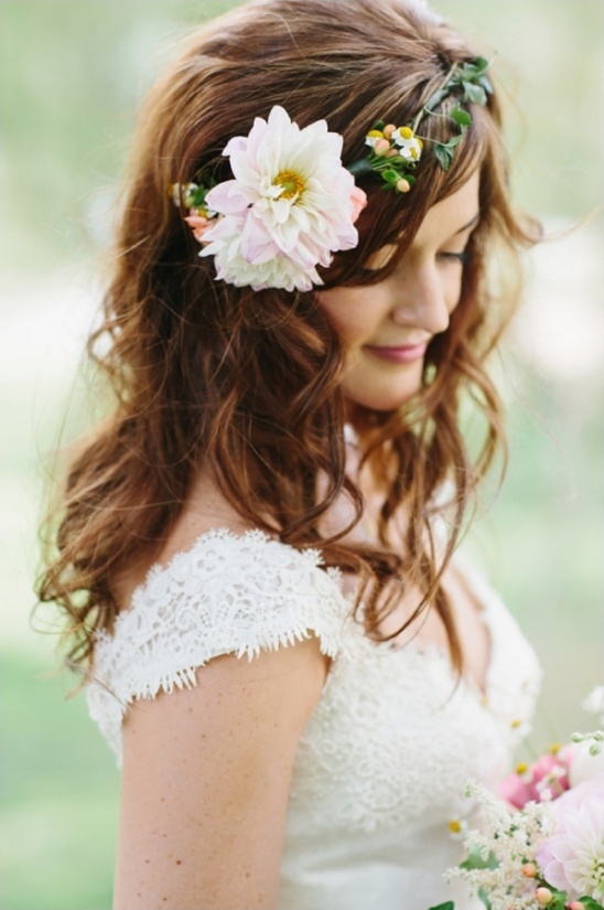 wedding flower halo