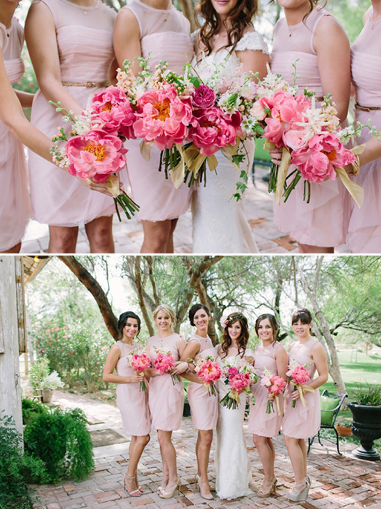 pink bridesmaid bouquet