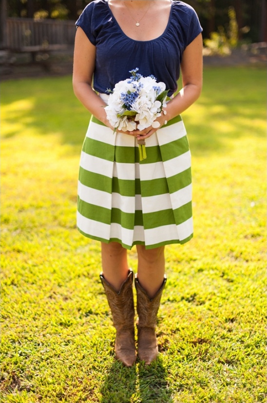 green and blue bridesmaid dresses