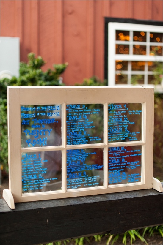 window table assignment ideas