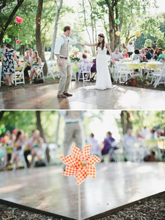 outdoor wedding dance floor ideas