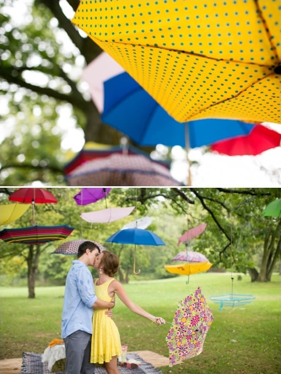 umbrella rainy day shoot