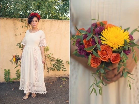 Mexican inspired bridal looks