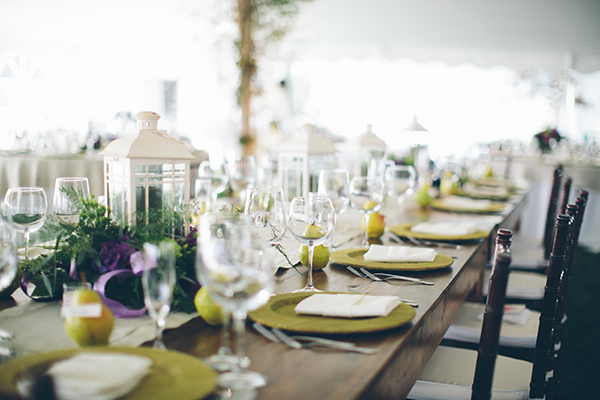 equestrian-wedding-in-purple-and-green