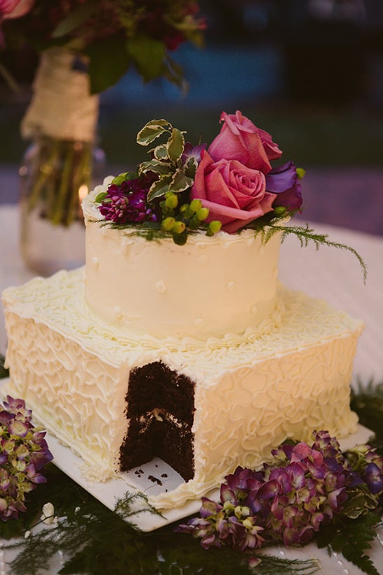 wedding cake with bright florals by nutcracker sweet shoppe