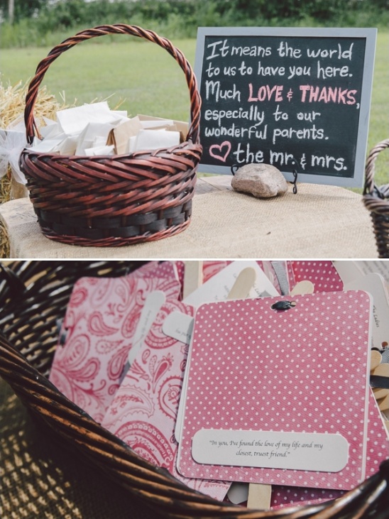 rustic wedding sign and programs