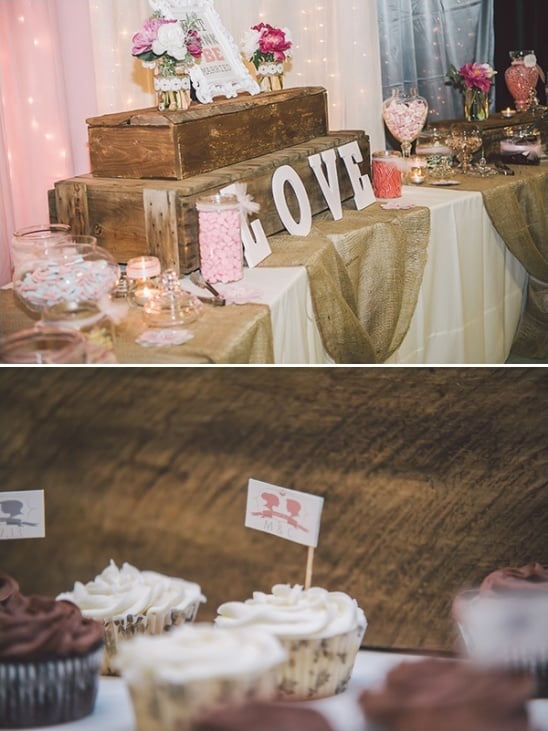 rustic candy table