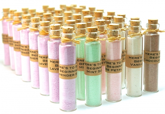 Flavored Sugar Mini Bottle Favors