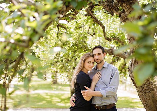 Hudson Valley New York Engagement Session at Boscobel