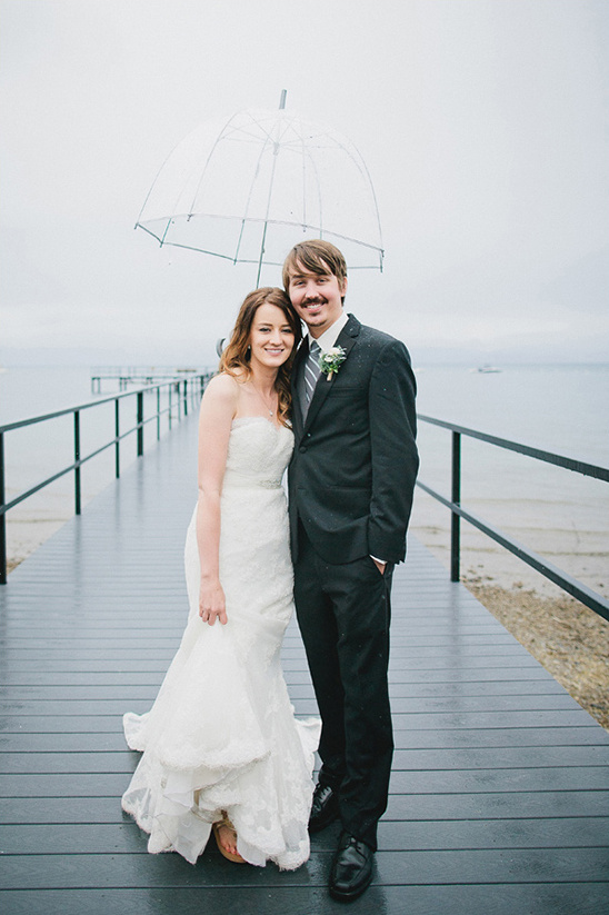 Lake Tahoe Rainy Day Wedding