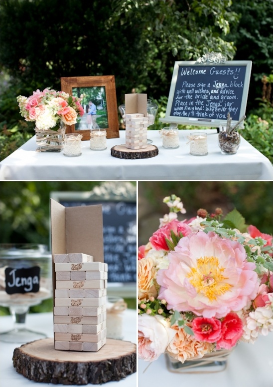 welcome table and guestbook