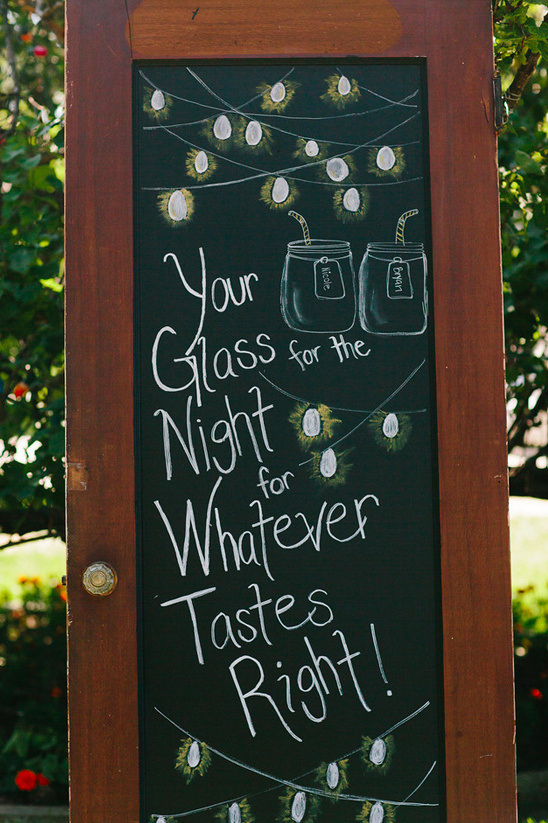 outdoor chalkboard sign