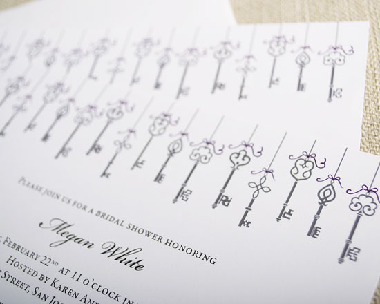 Skeleton Key Invitations