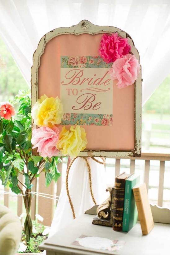 bride to be sign